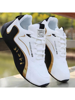 Men'S Breathable Running Shoes, Non-Slip Fitness Casual Sports Shoes with Height-Increasing Function