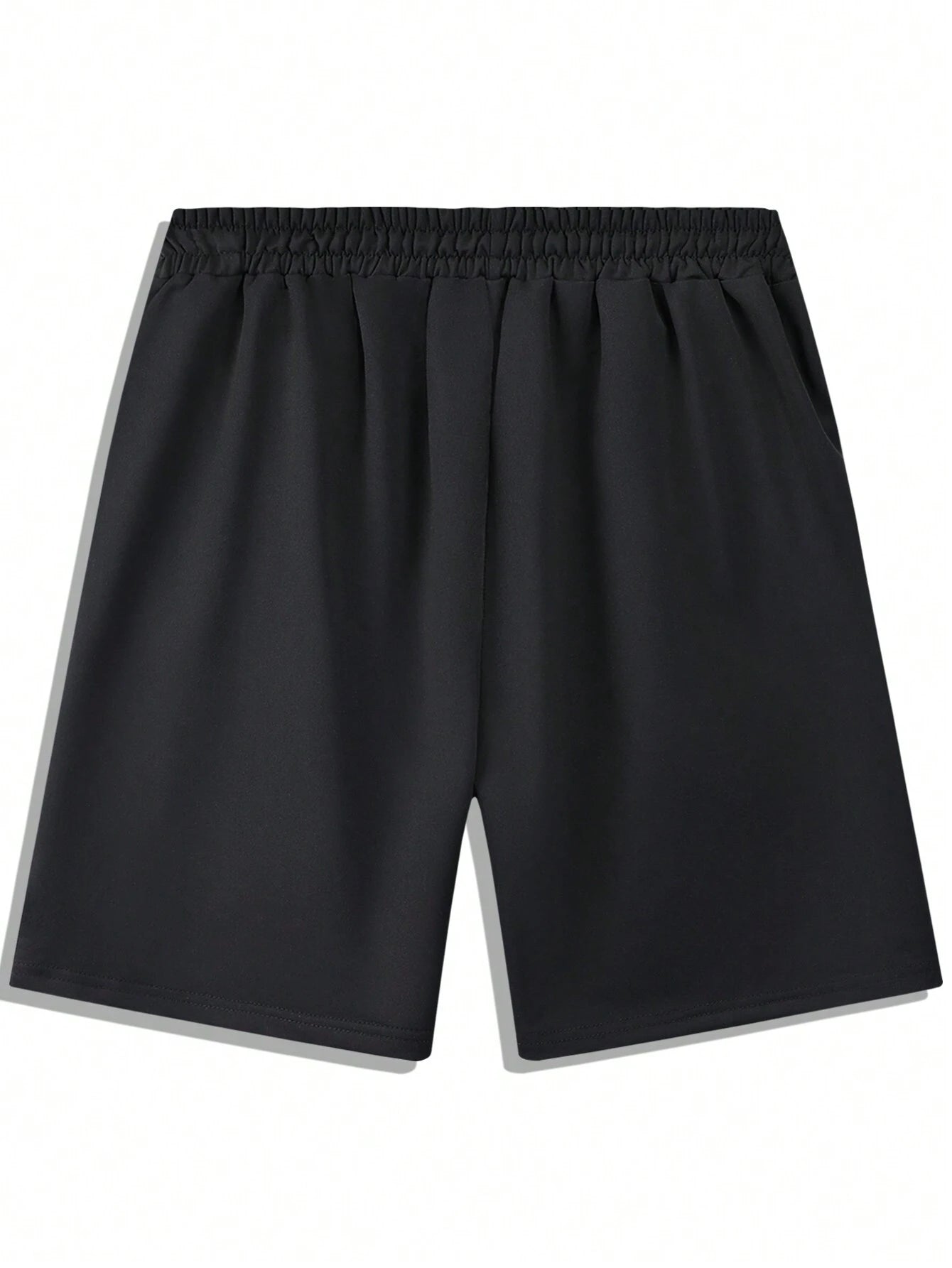 3Pcs/Pack Men'S Comfortable & Simple Solid Color Shorts with Elastic Waist & Drawstring